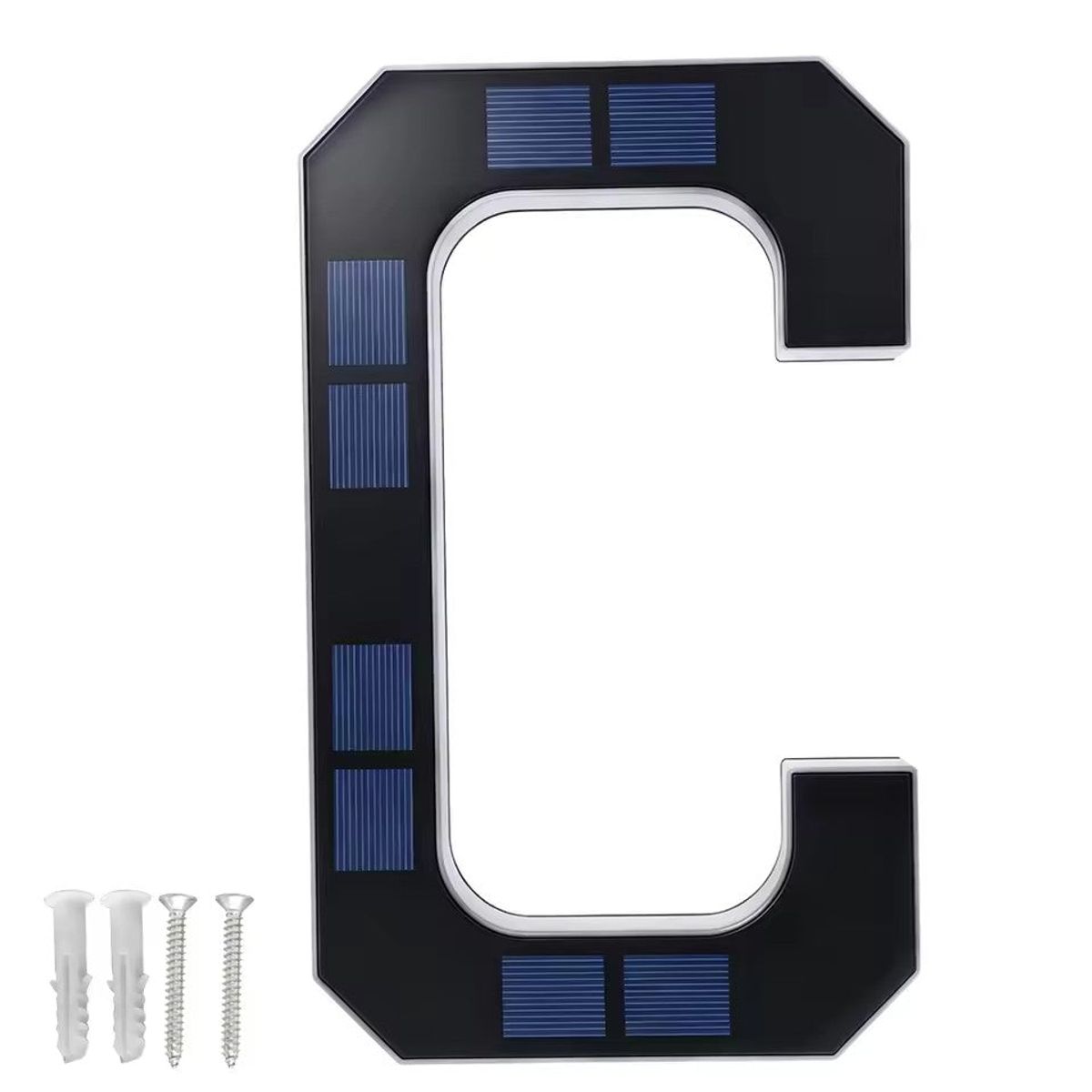 Solar LED House Number Sign - C