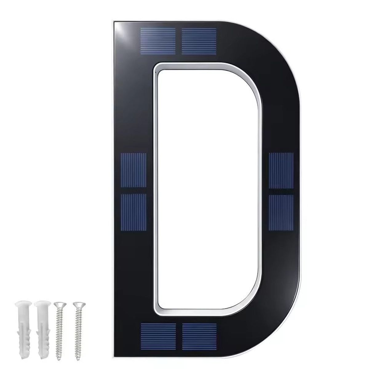 Solar LED House Number Sign - D
