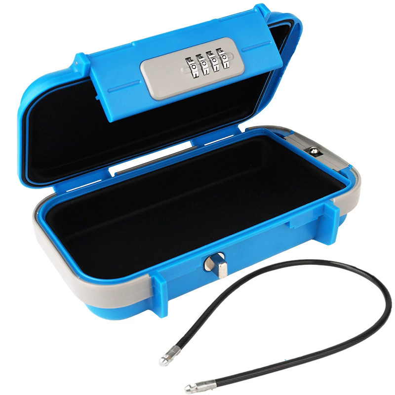 Portable Beach Safe with Combination Lock - Portable Beach Safe with Combination BLU