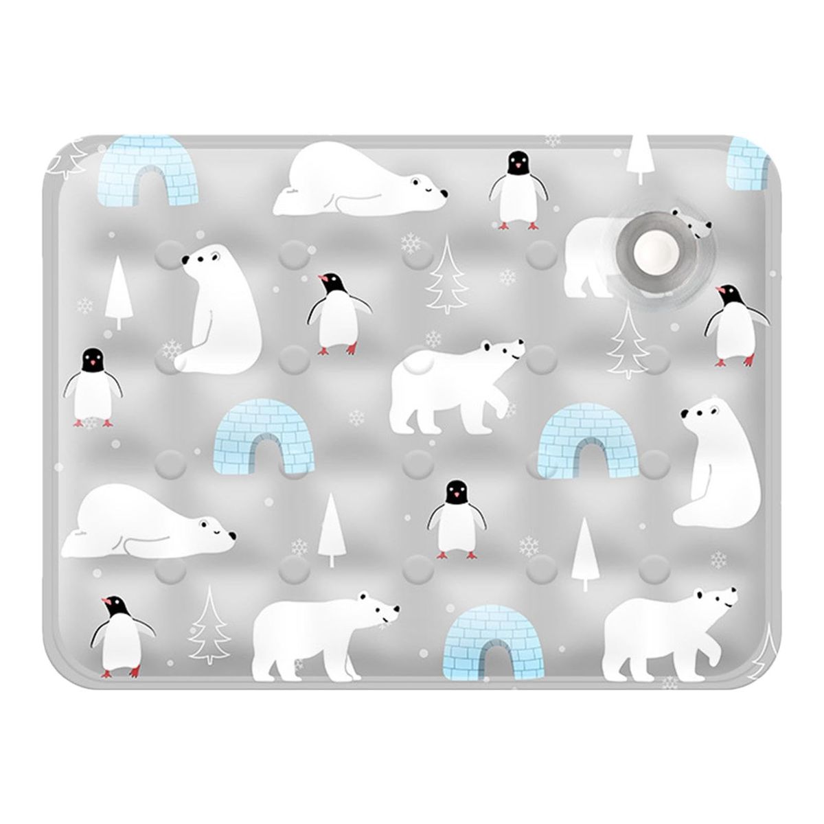 Refillable Pet Cooling Mat - Gray-L