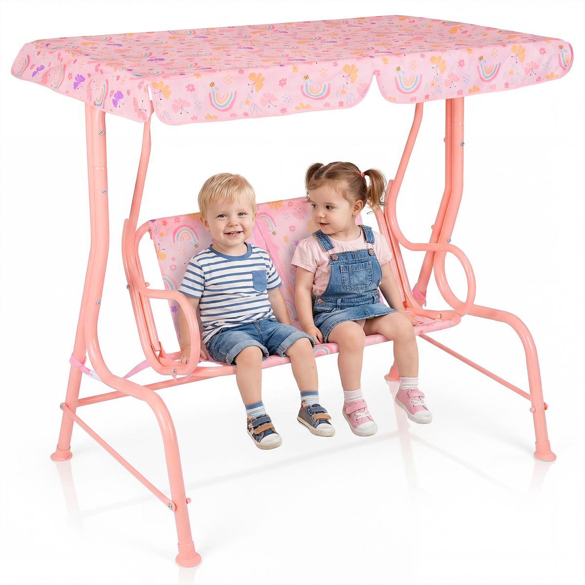 Kids' Outdoor Patio Swing - Swing-Pink