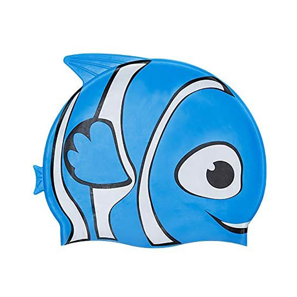 Kids' Waterproof Silicone Swimming & Bathing Caps (1- to 2-Pack) - Blue - 1-Pack