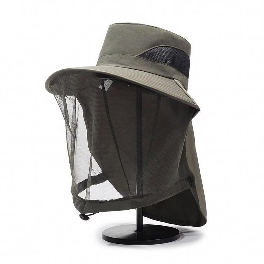 Full Coverage Sun Protective Fishing Hat - Army Green