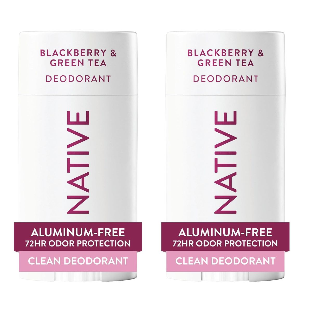 Native Aluminum Free Deodorant (2-Pack) - Blackberry & Green Tea