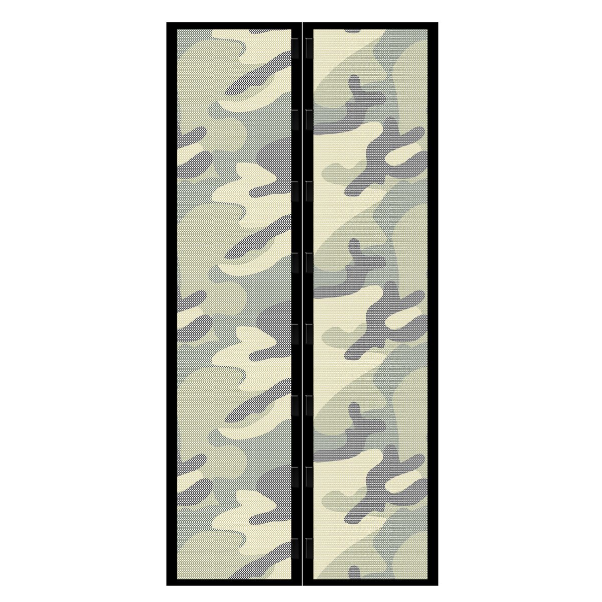 Magnetic Mesh Screen Door - Instant Mesh - Military