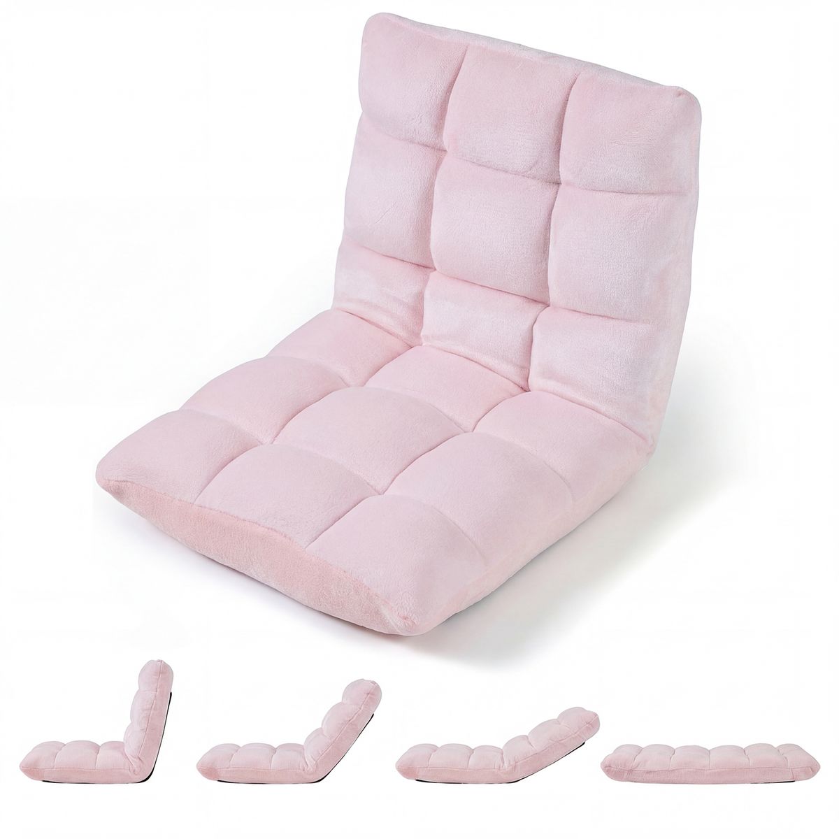 Floor Chair - Sofa-Light Pink