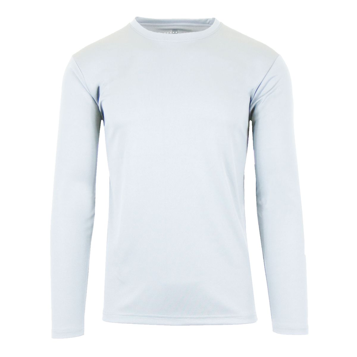 Men's Moisture-Wicking Long Sleeve Performance Tee (1- or 3-Pack) - MLPT-104 - WH - S