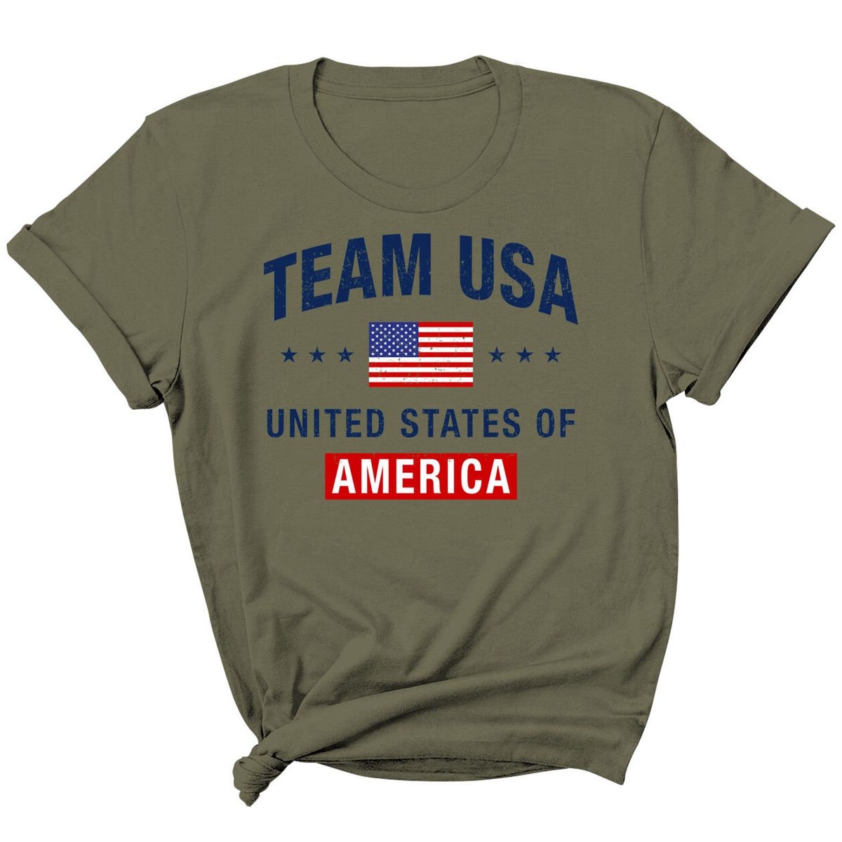 Women We Love USA T-Shirt - Team USA America - M.Green / S