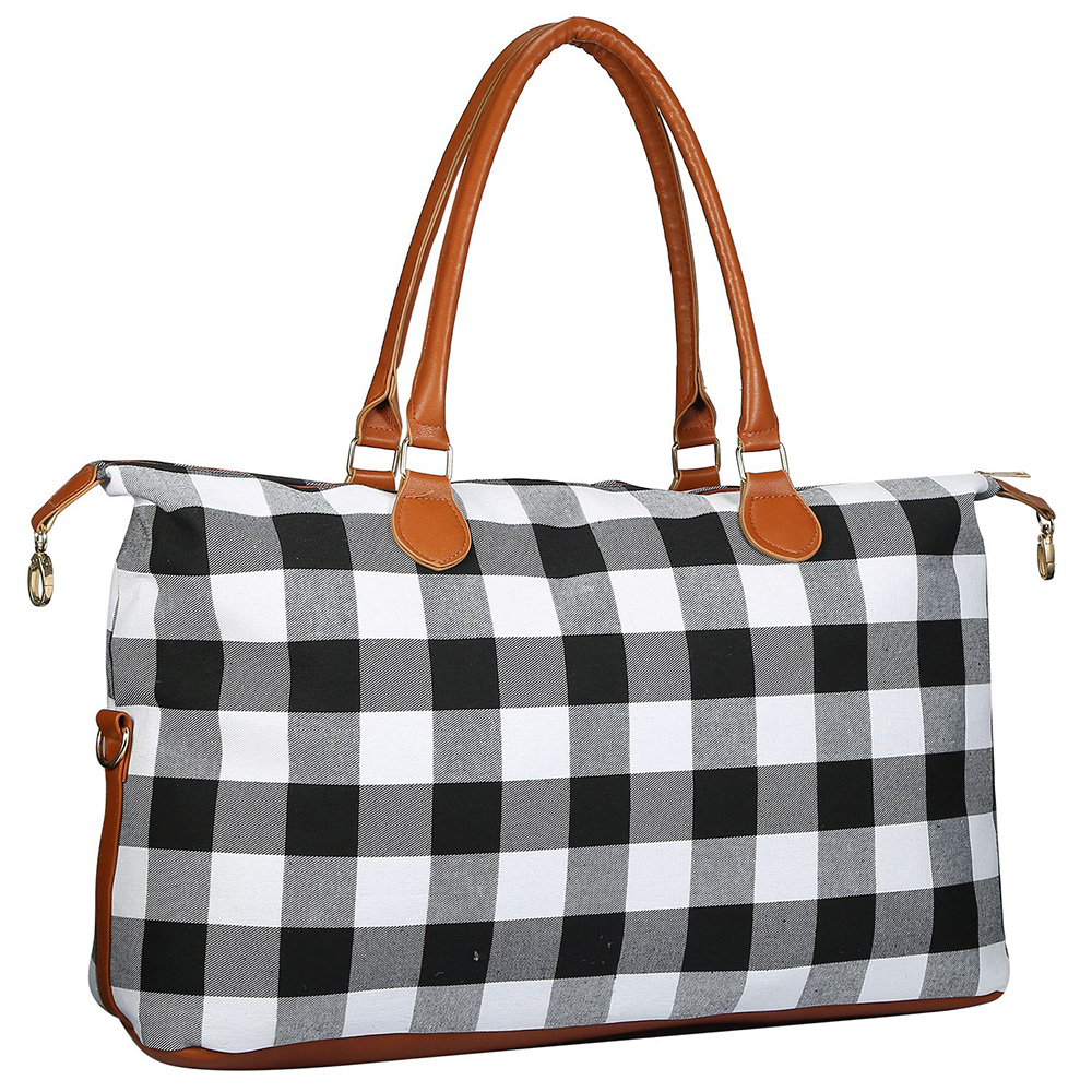 Women's Large Capacity Travel Duffle Bag - White