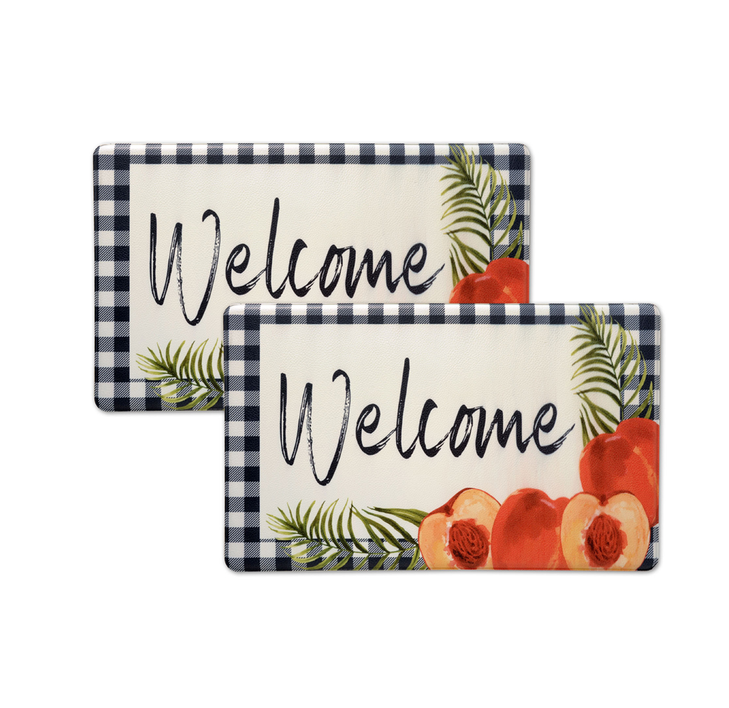 Bibb Home® Anti-Fatigue Cushioned Kitchen Mat (1 or 2-Pack) - Welcome - 1-Pack