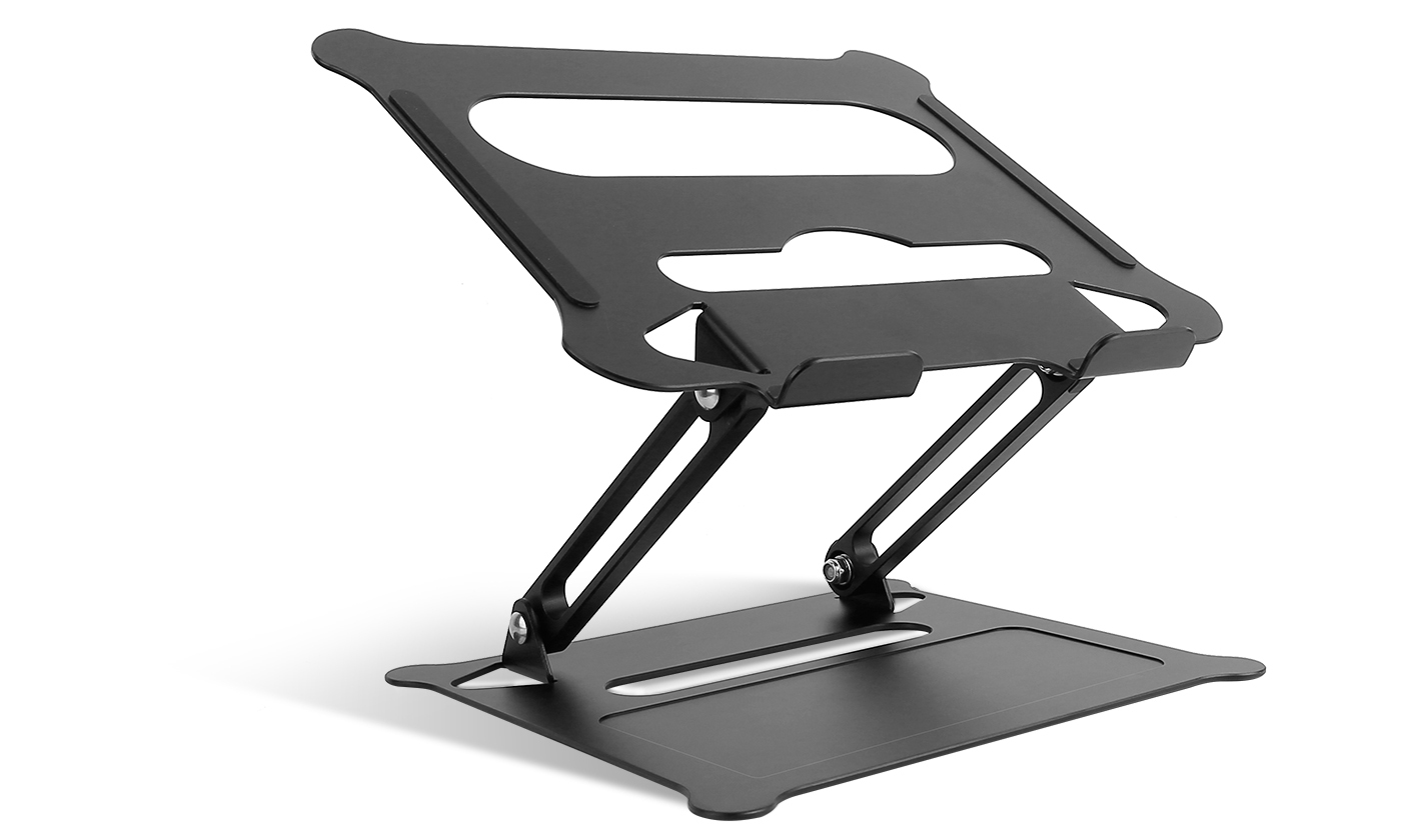Aluminum Laptop Stand Adjustable - Black