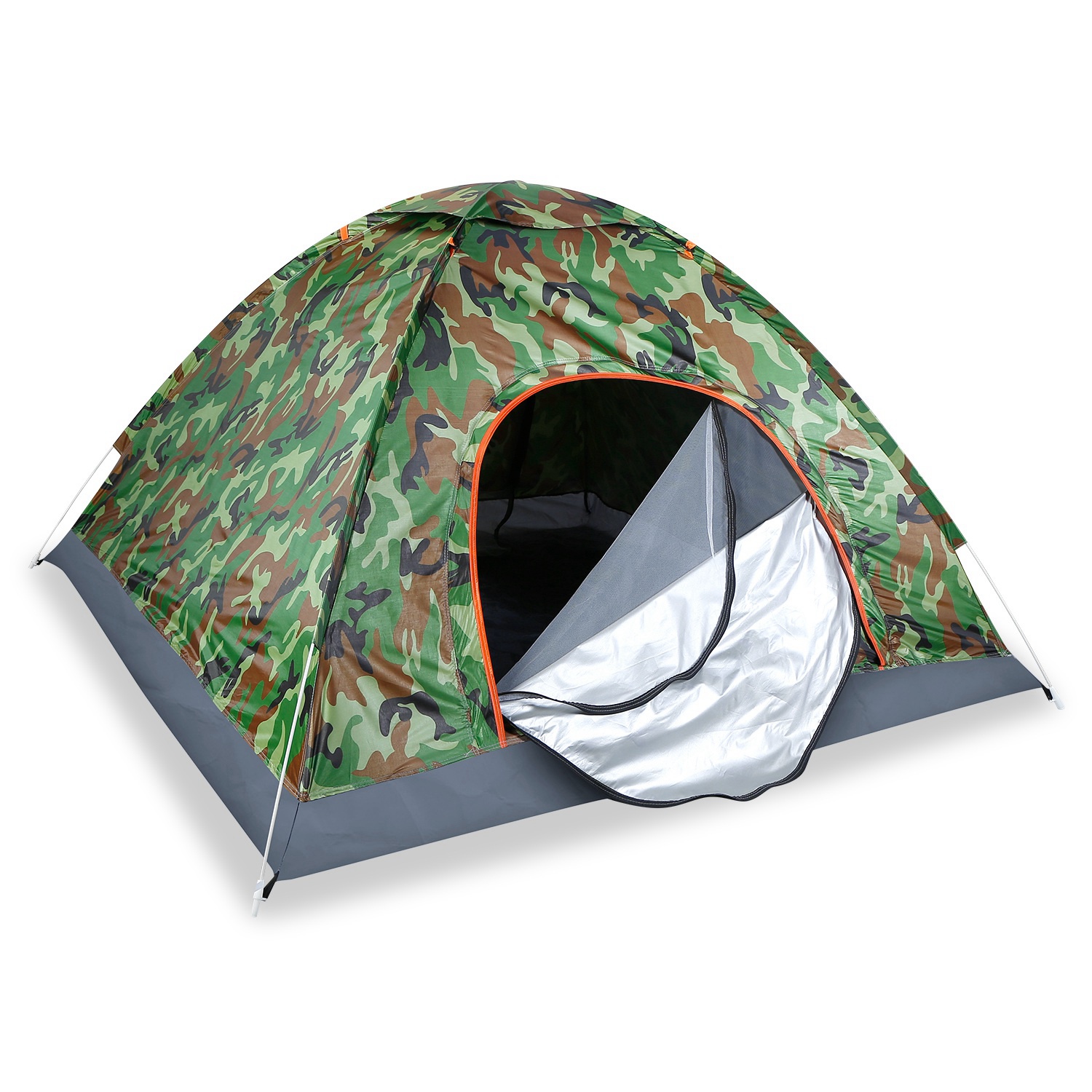 4-Person Waterproof Pop-up Tent - Camo