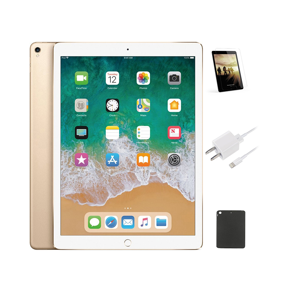 Apple® iPad Pro 12.9-Inch Bundle with Retina Display (128GB) - Gold