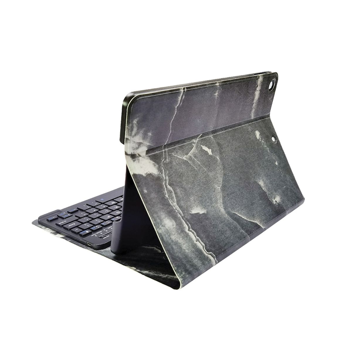 Digital Basics Air Exec Keyboard Case For iPad 10.2" - 10.2" Keyboard Case Folio - Black Marble