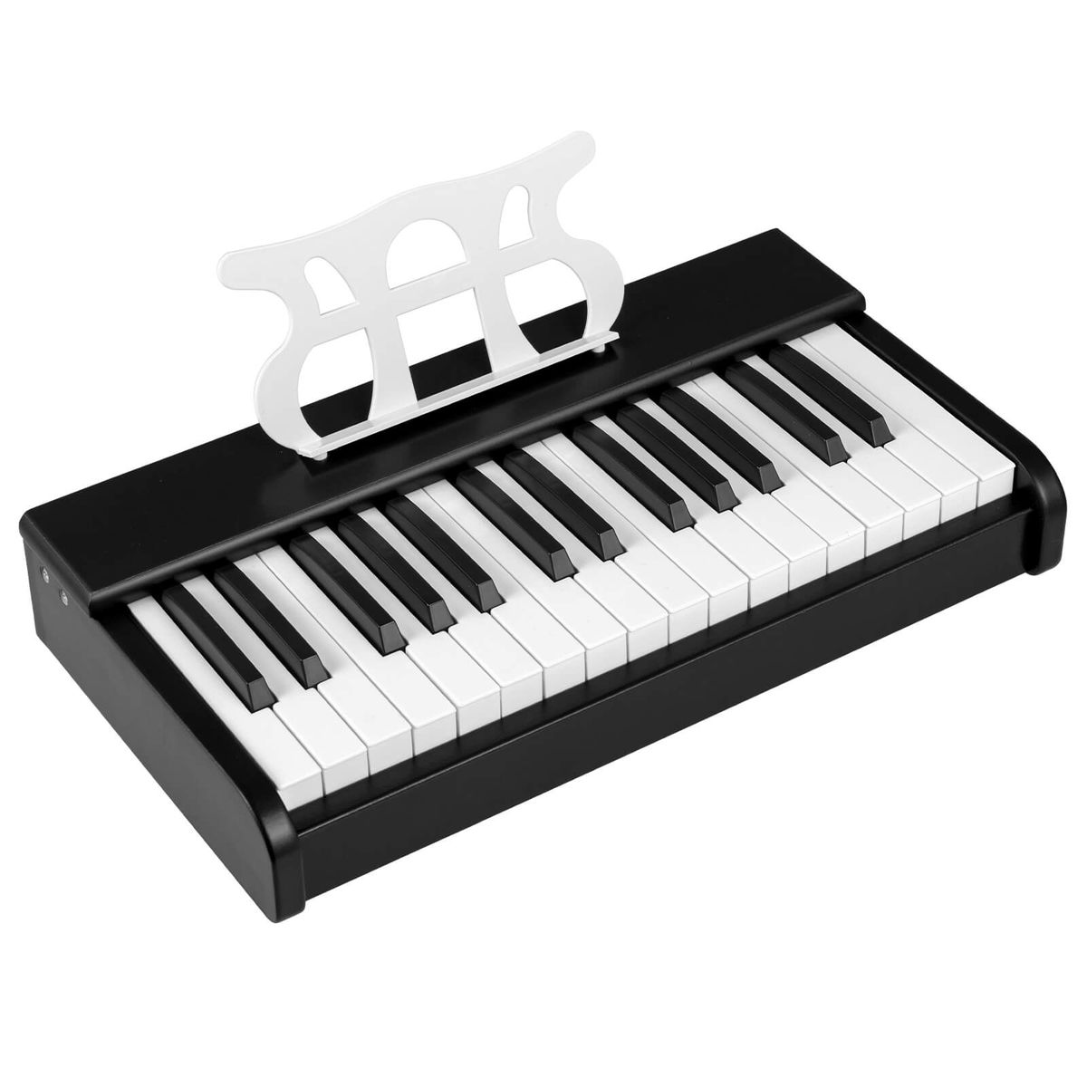 30-Keys Kids Piano Keyboard with Removable Music Stand - Black