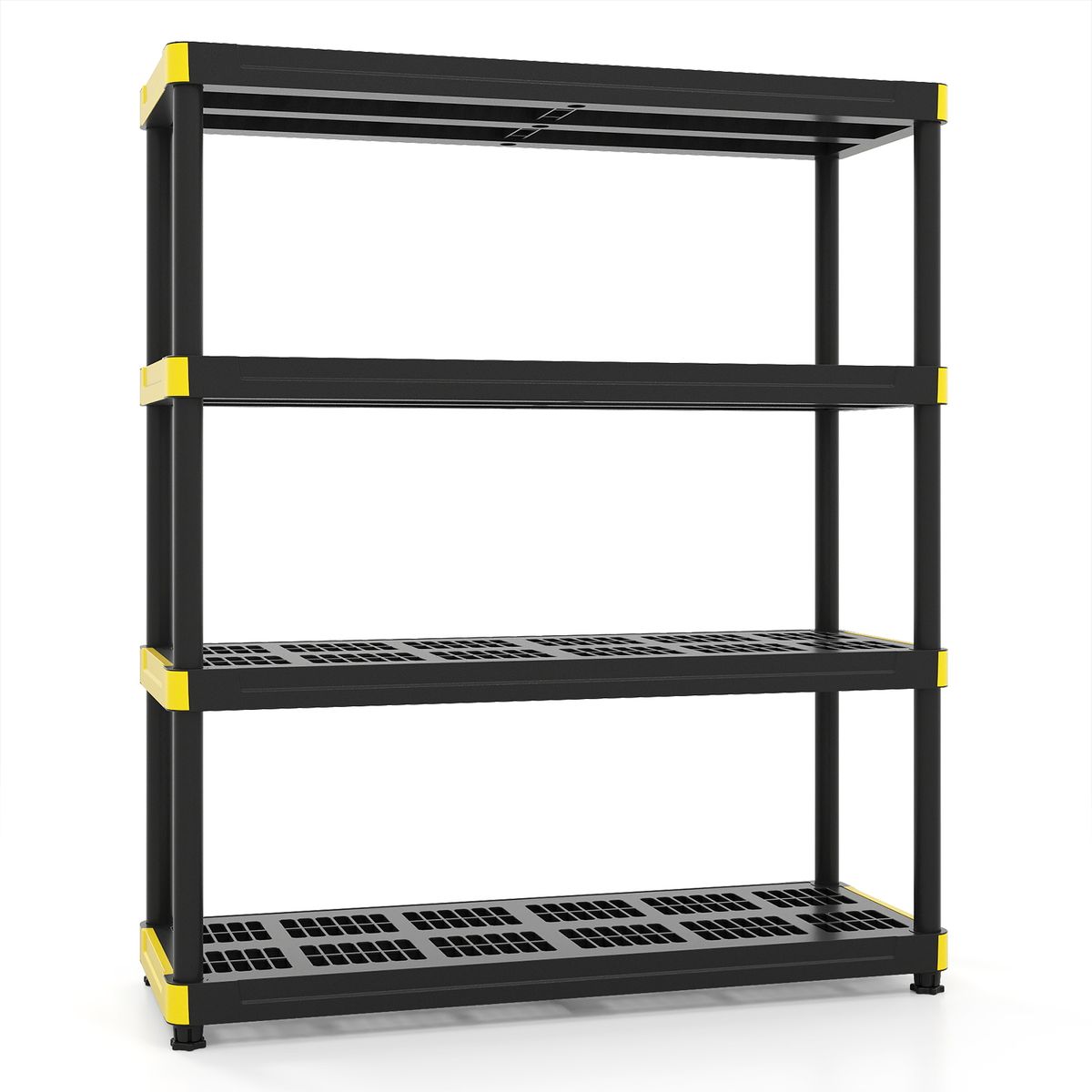 Plastic Storage Shelf with Anti-Tipping Kit (1- or 2-Pack) - Shelf-1