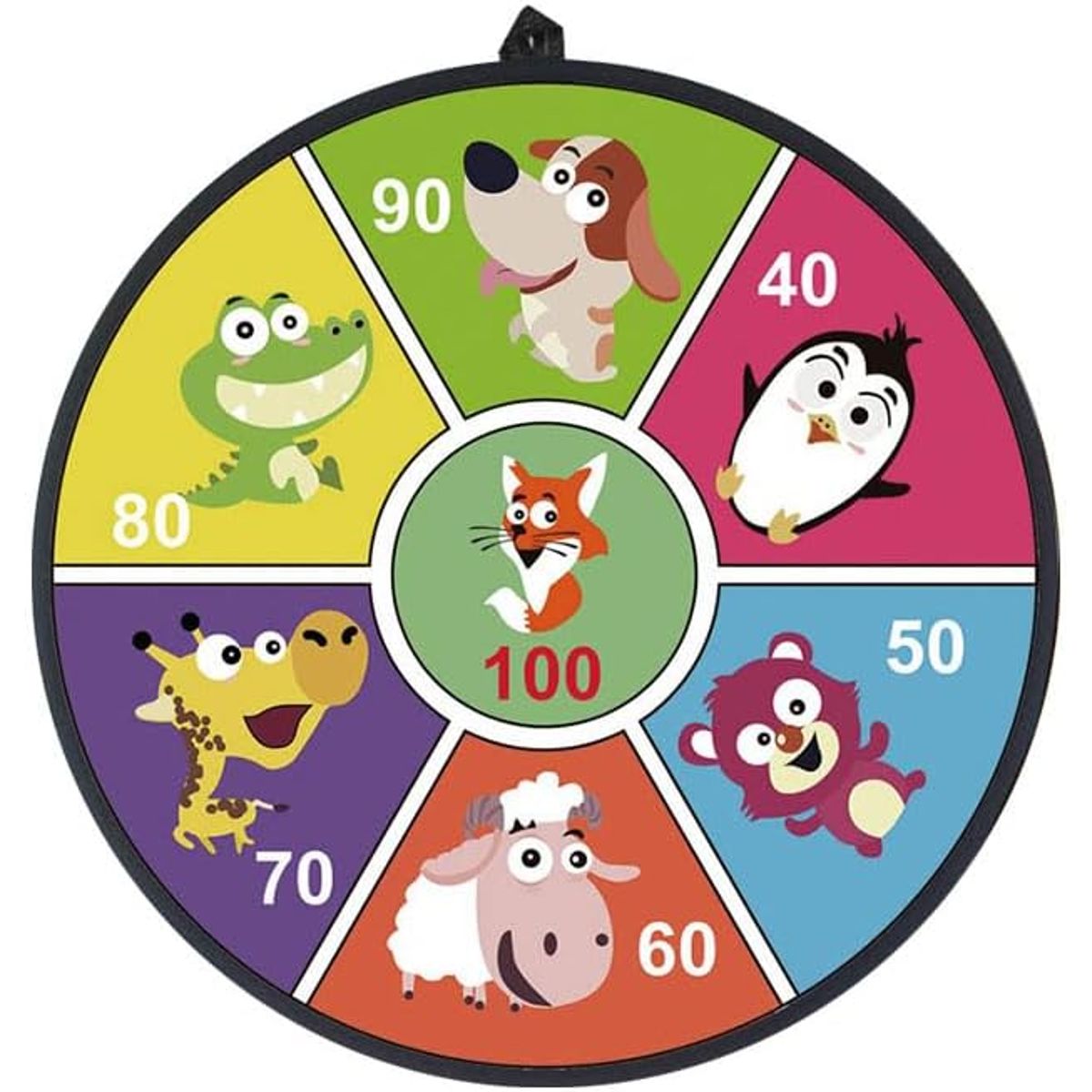 Kids Sticky Dart Board with 3 Balls and Hook - Style 2