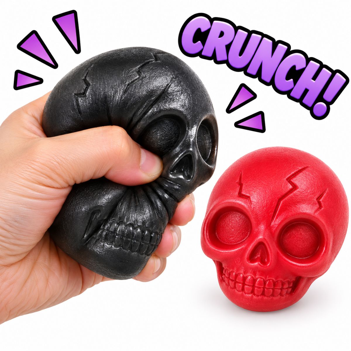 Crunchy Squishies (2-Pack) - Skull — Mystery Color