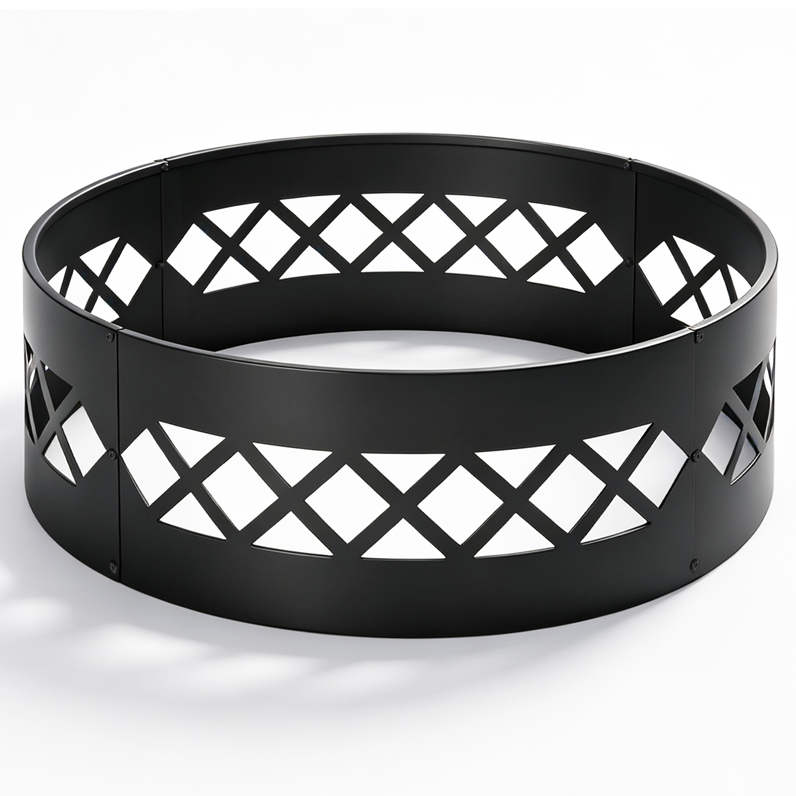 40" Round Fire Pit Ring - Diamond