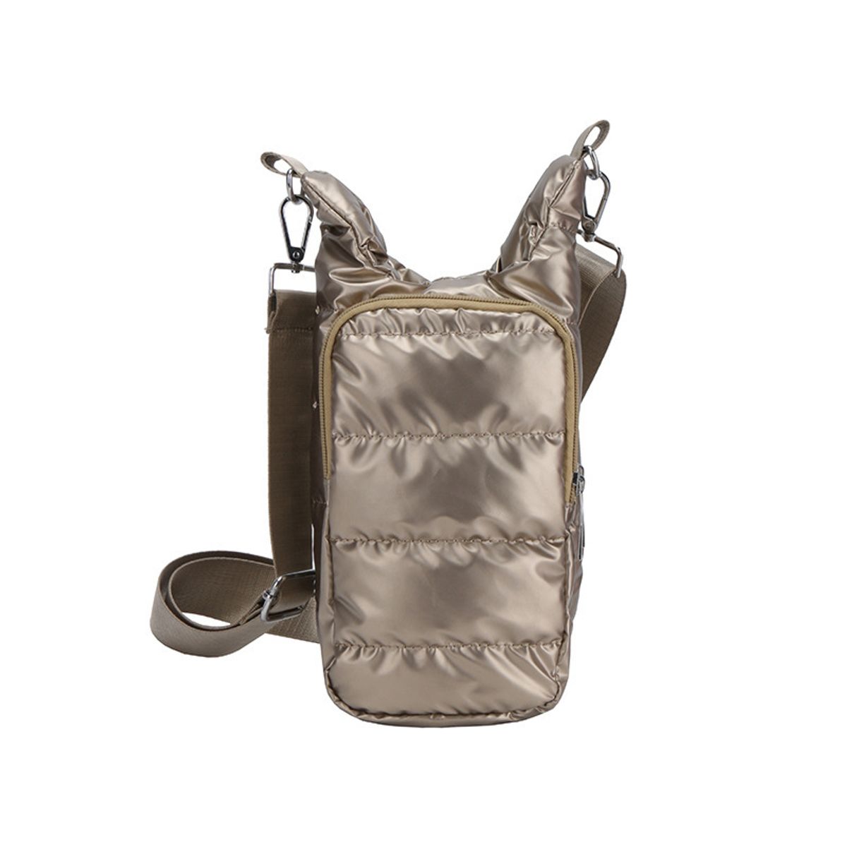 Water Bottle Crossbody Bag - Brown