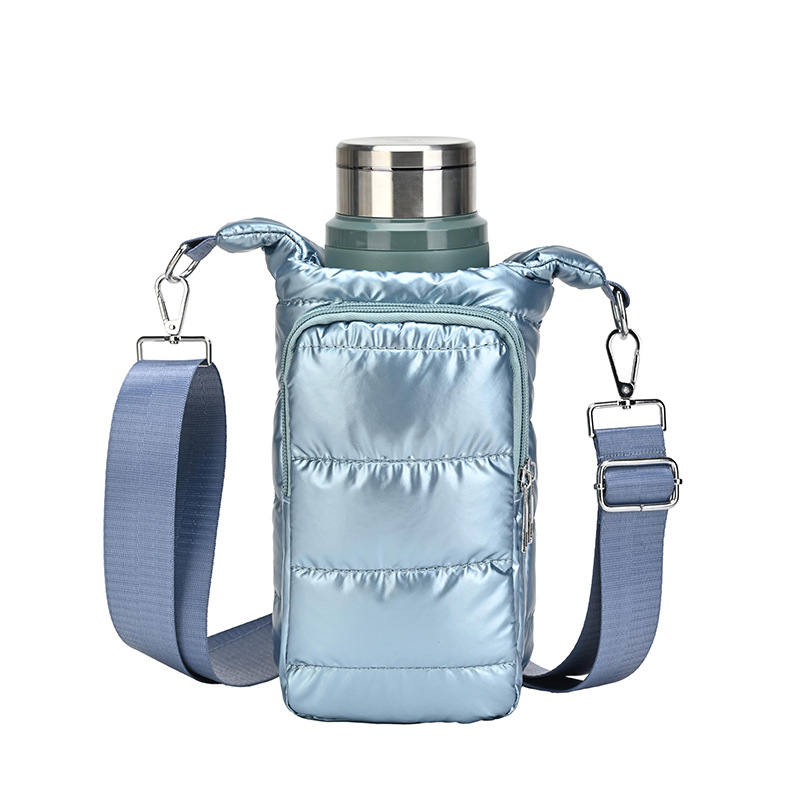Water Bottle Crossbody Bag - Light Blue