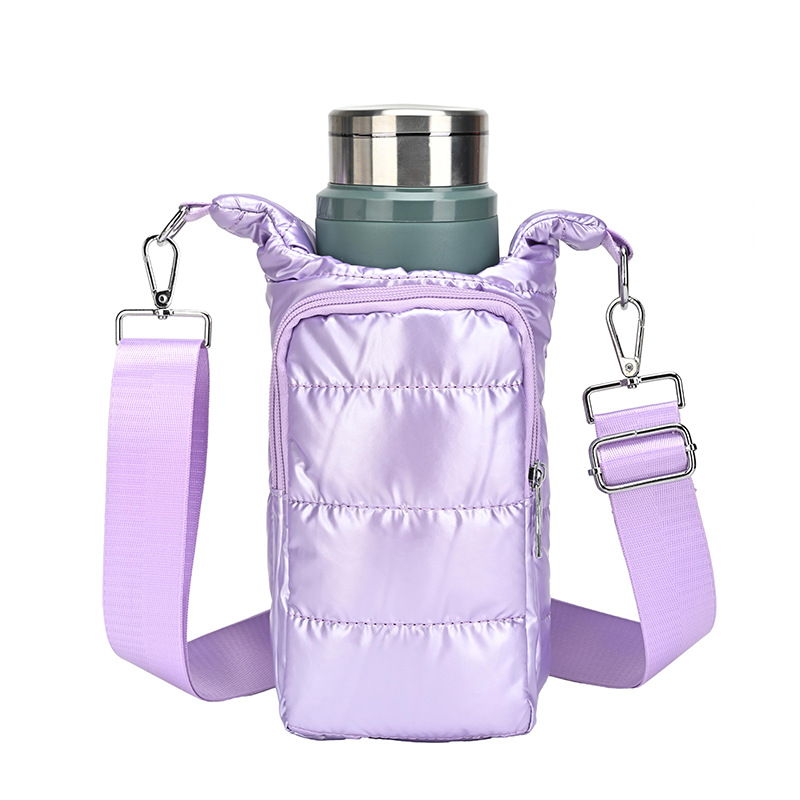Water Bottle Crossbody Bag - Purple