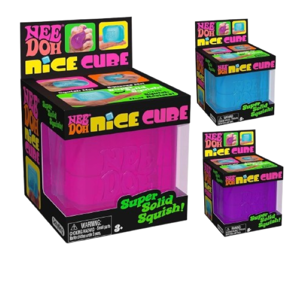 Maltose Cube Stress Relief Squeeze Toy (1- or 3-Pack) - 3_Pack(Mixed)