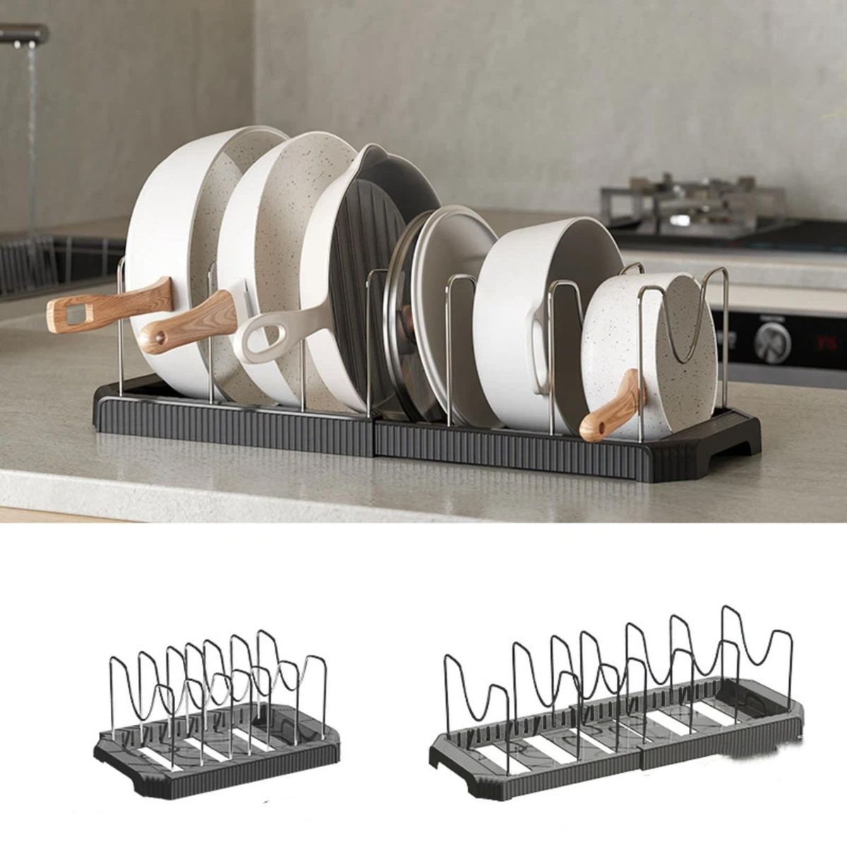 Expandable Dish Rack - Black