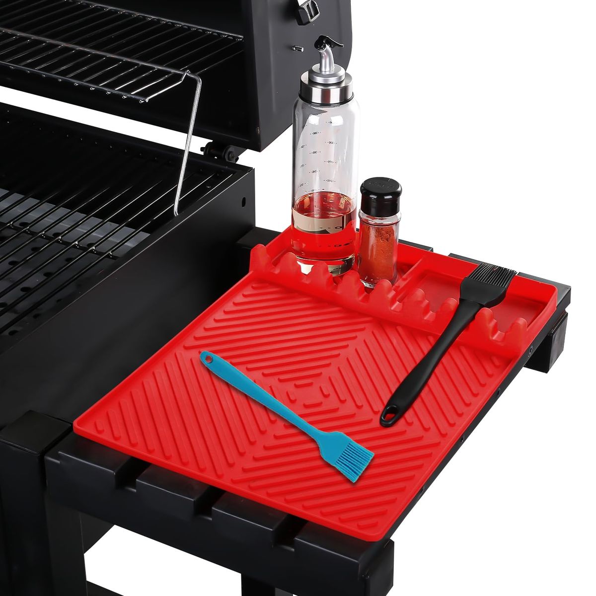 BBQ Silicone Tool Mat - Red