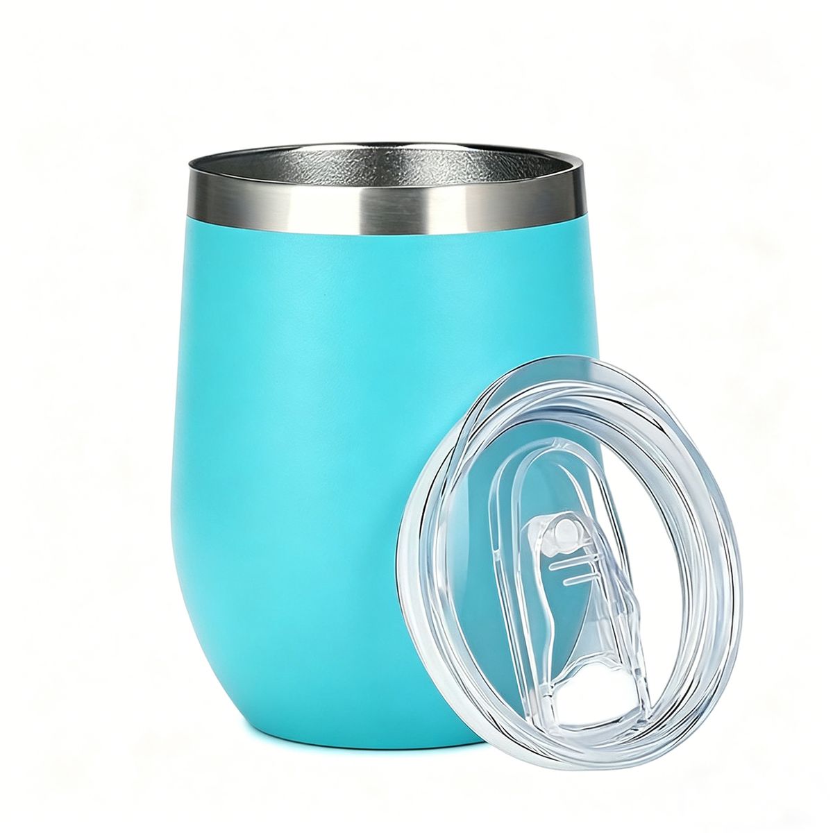 12oz Stainless Steel Tumbler - Turquoise