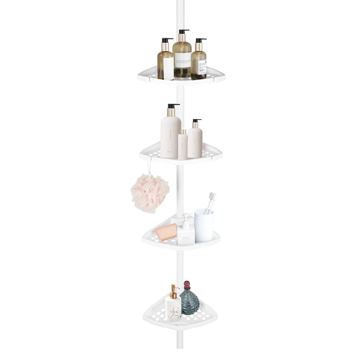 Shower Corner Rack - 4-Tier