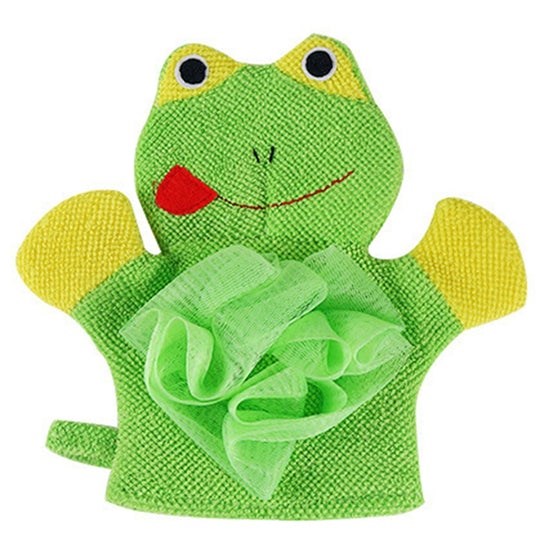 Children's Character Loofa - Green Frog