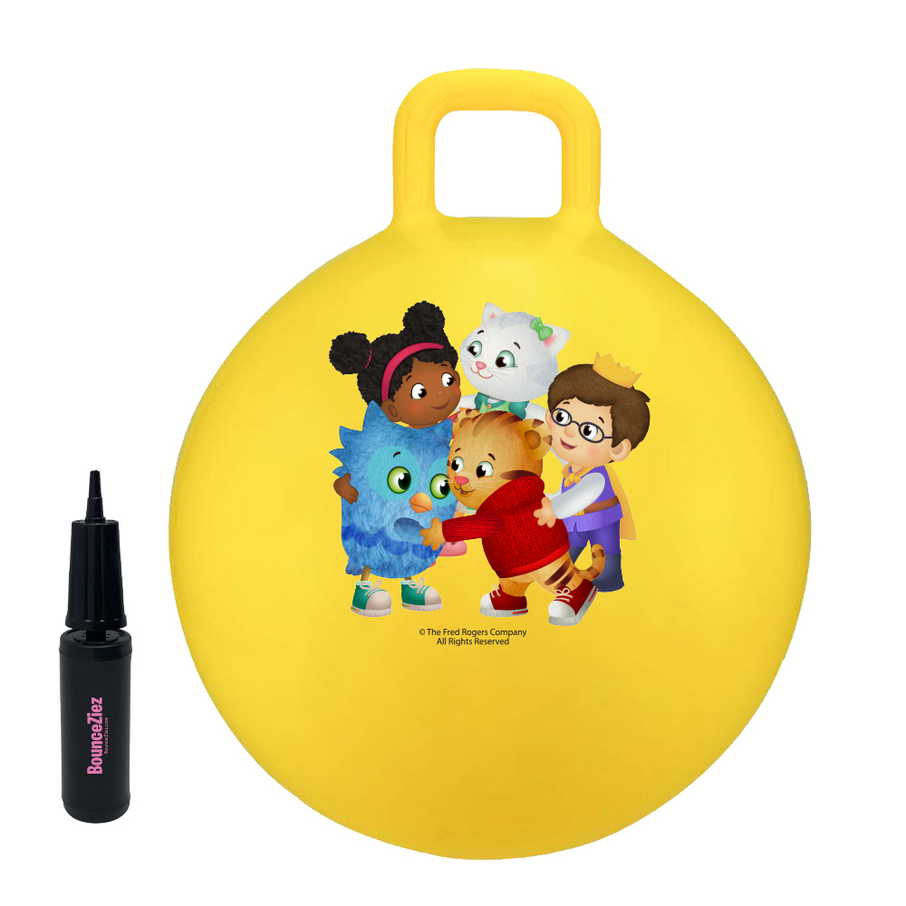 Daniel the Tiger 15-inch Hopper Ball - Hopper Ball Yellow