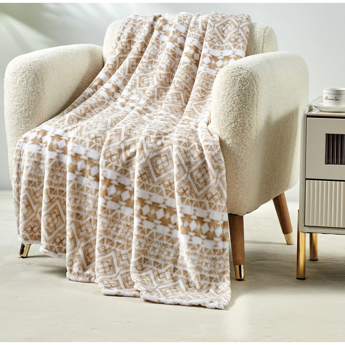 50 x 60-Inch Super-Soft Printed Throw - Tala