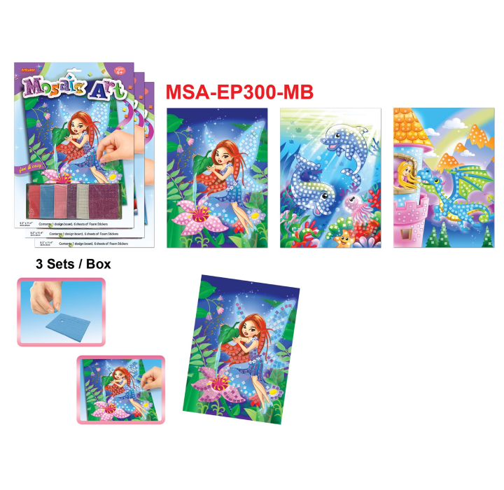 Artlover Mosaic Art Kits (Set of 3) - Creatures
