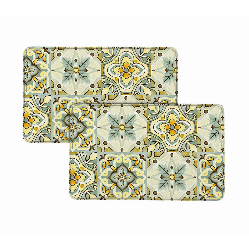 Bibb Home® Anti-Fatigue Cushioned Kitchen Mat (1 or 2-Pack) - Tile - 1-Pack