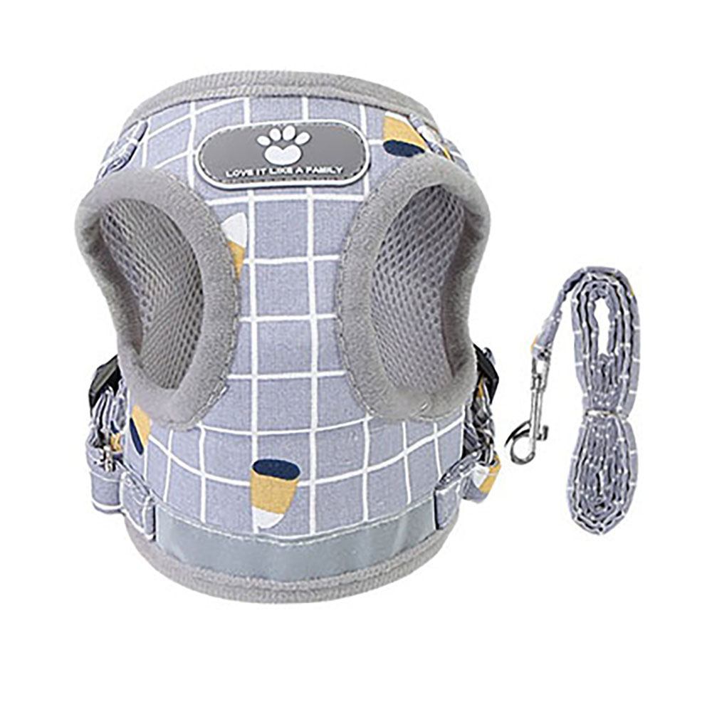 PetLuv™ Mesh Harness Dog Leash Set - PetLuv Mesh Harness Dog Leash Set GCH XL