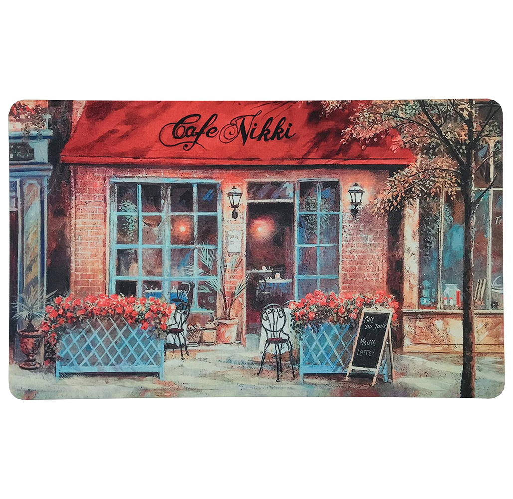 Anti-Fatigue Cushioned Kitchen Mat (2-Pack) - Cafe Nikki