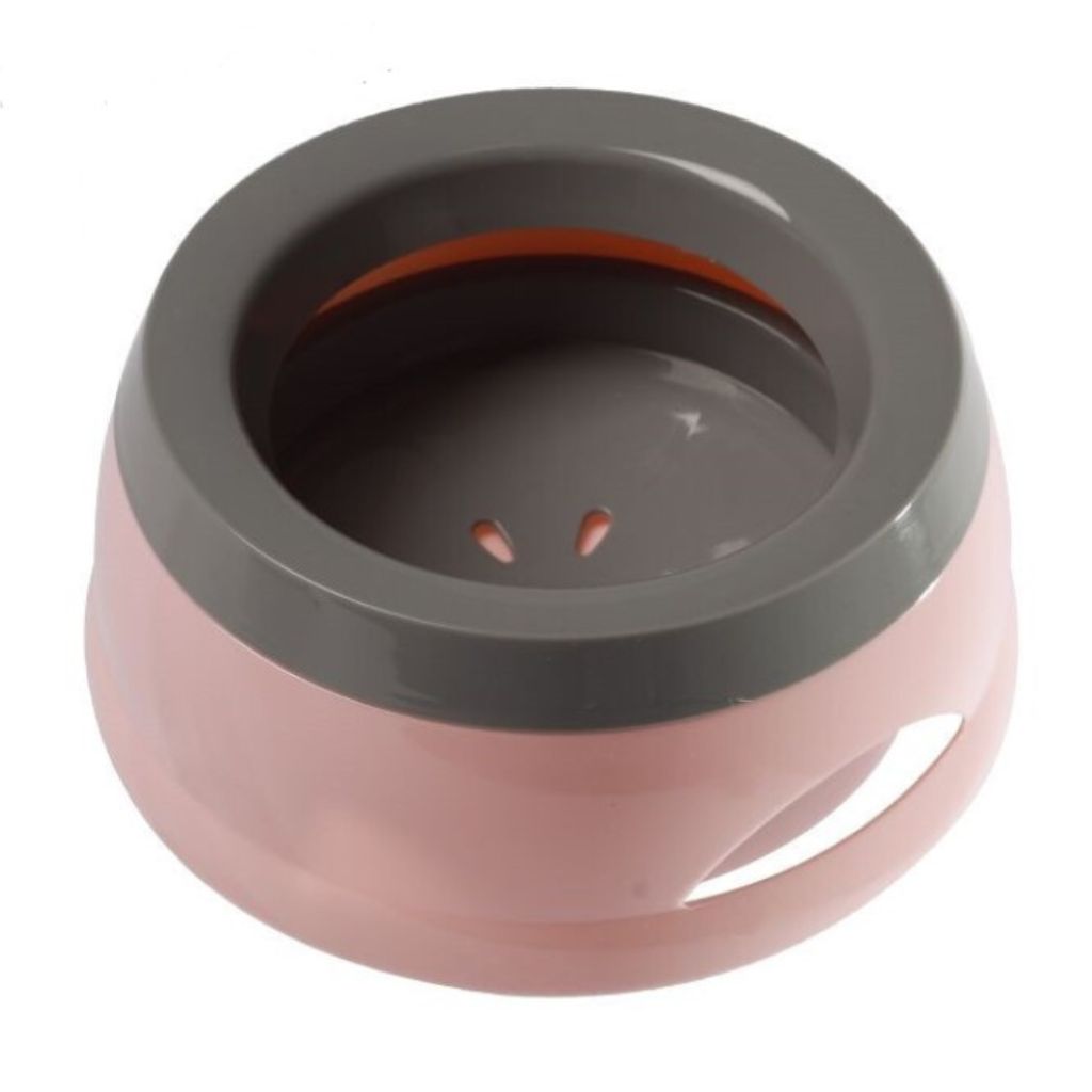 No-Spill Dog Water Bowl - Pink