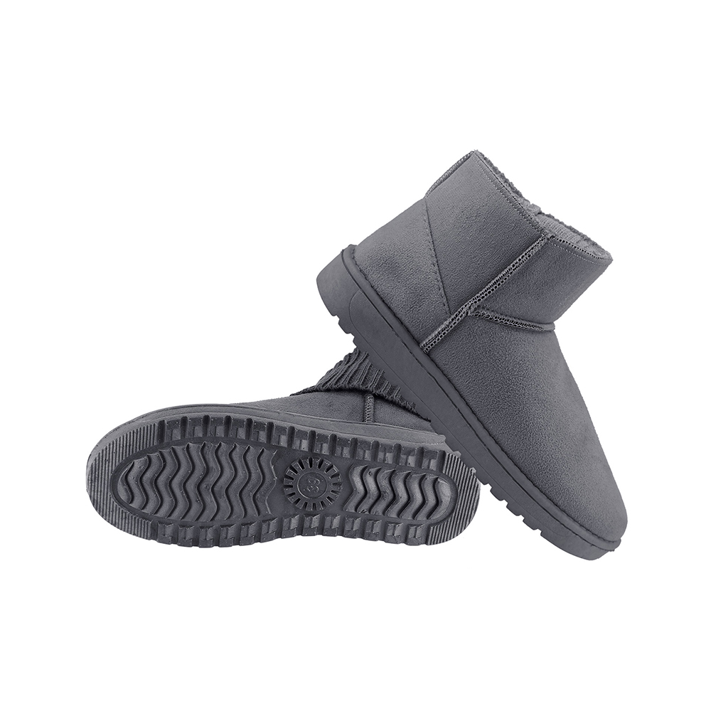 N'Polar Women's Mid-Calf Snow Boots - N'Polar Womens Snow Boots Grey 6