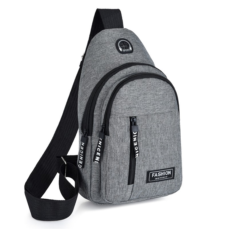 Multifunctional Crossbody Sling Bag - CHARCOAL
