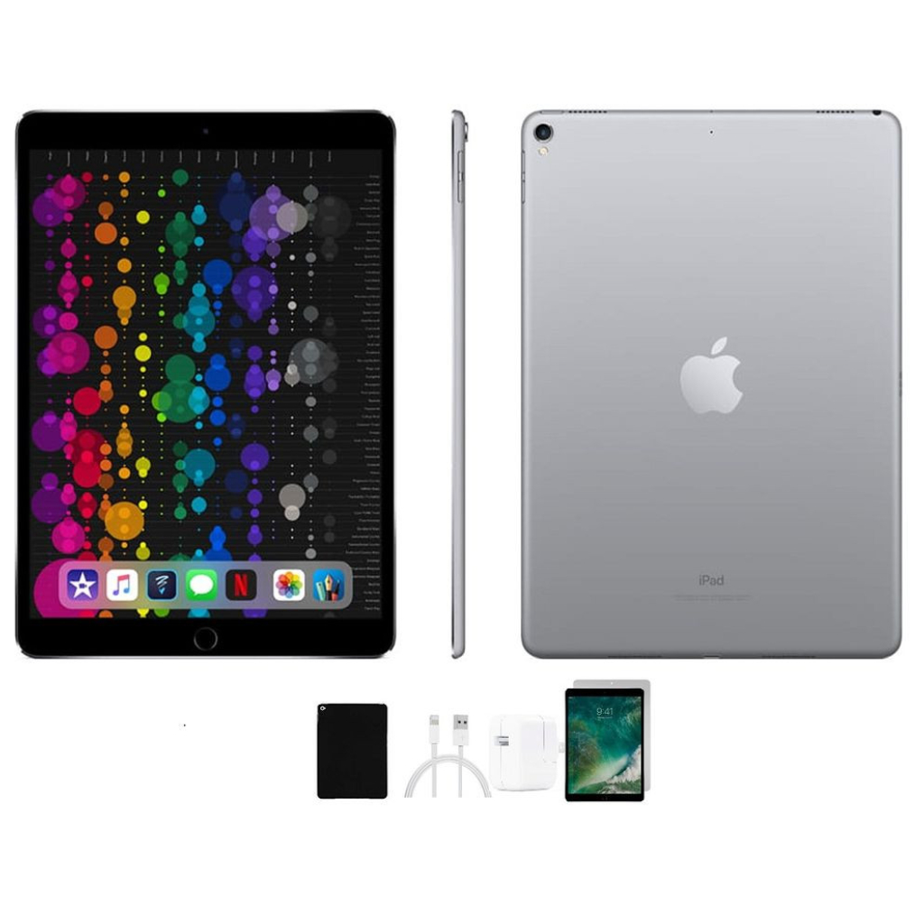 Apple® iPad Pro, 10.5-Inch Wi-Fi Only Bundle (64GB or 256GB Storage) - 256GB (Space Gray)