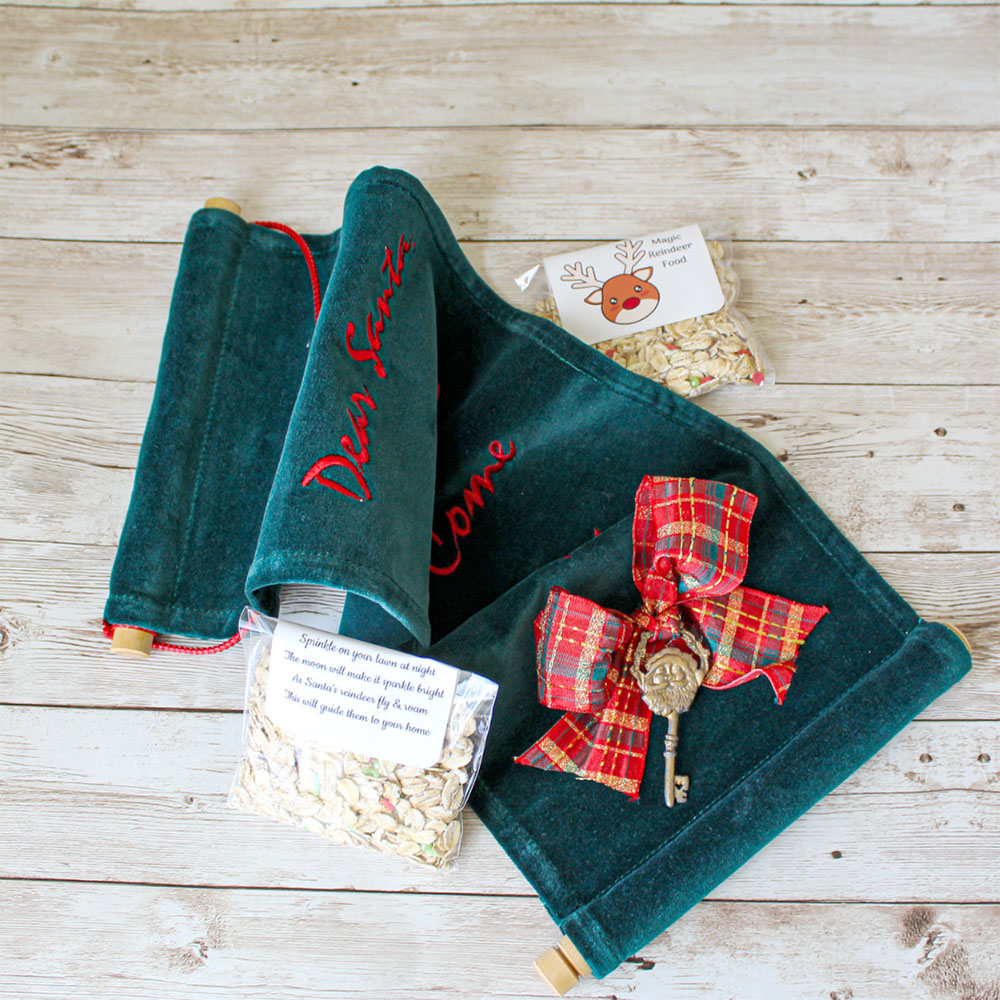 Magic Santa Key Banner and Reindeer Food - banner & reindeer food