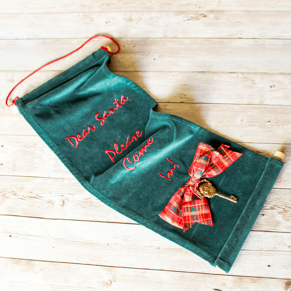 Magic Santa Key Banner and Reindeer Food - key banner