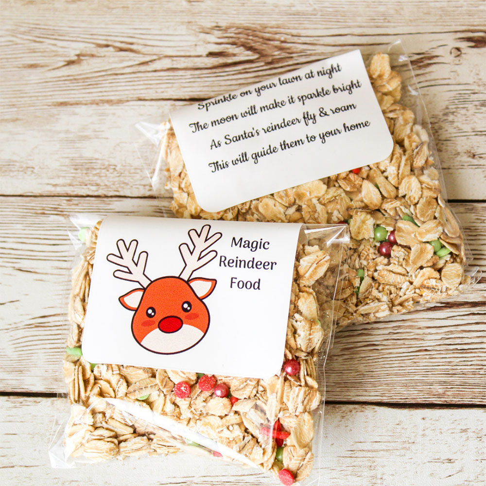 Magic Santa Key Banner and Reindeer Food - reindeer food