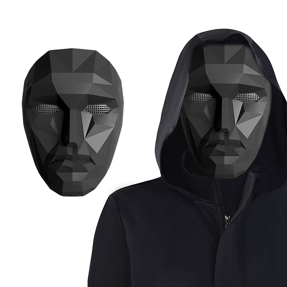 Squid Game Masquerade Cosplay Face Mask (4-Pack) - Front Man