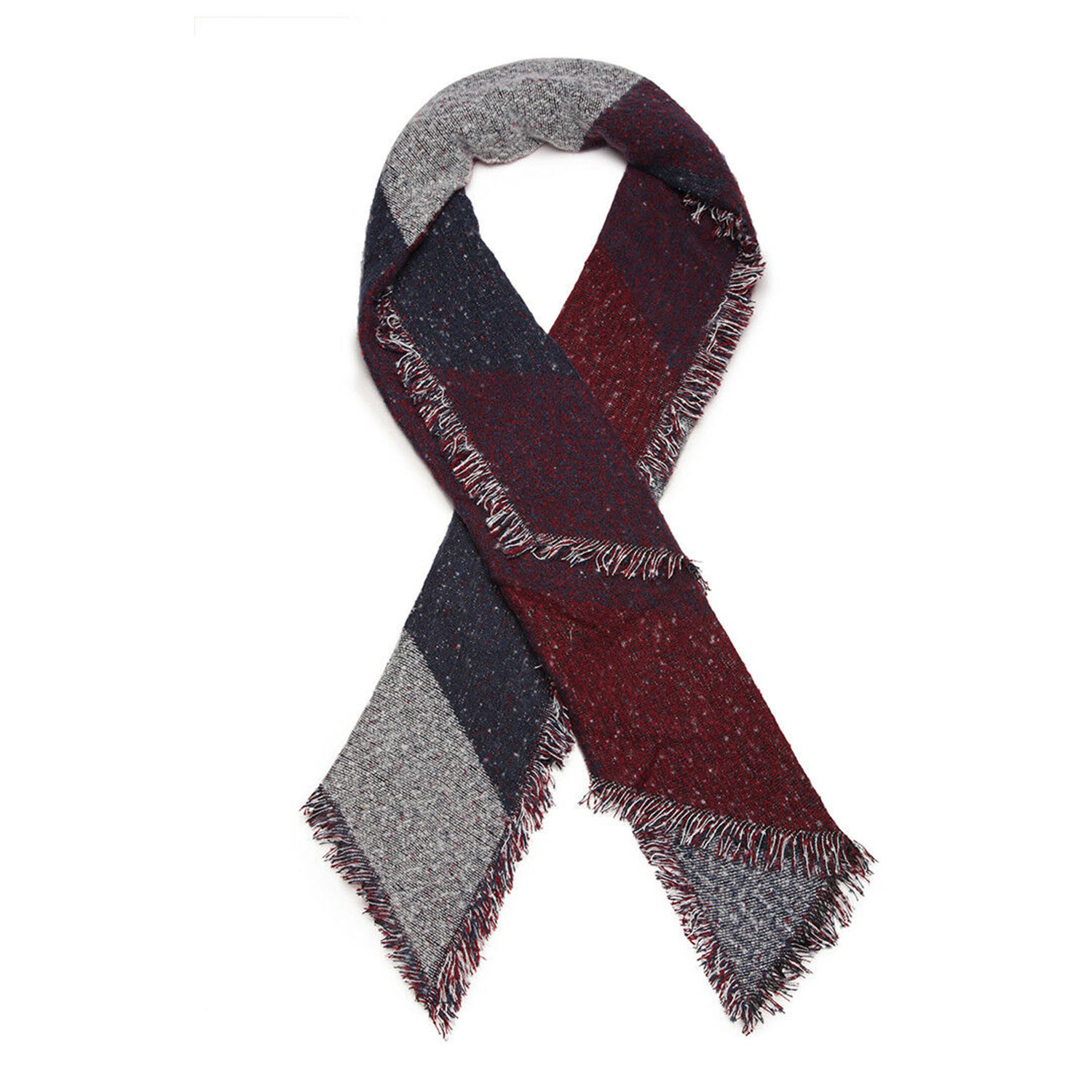 N'Polar&trade; Women's Knitted Winter Scarves - N'Polar Womens Knitted Winter Scarf Red