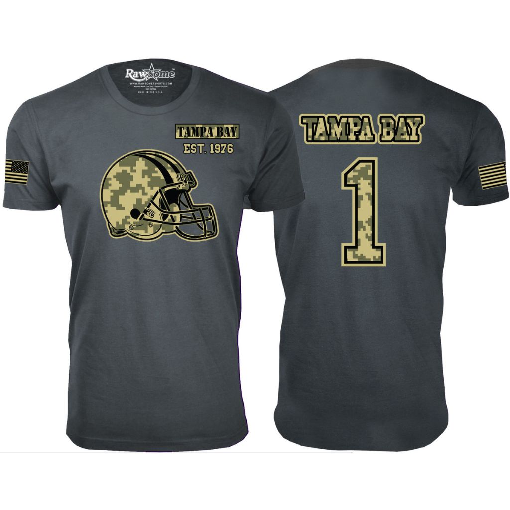 Men's Ultimate Camo Football Team Color T-Shirt - 3X-Large - Tampa Bay