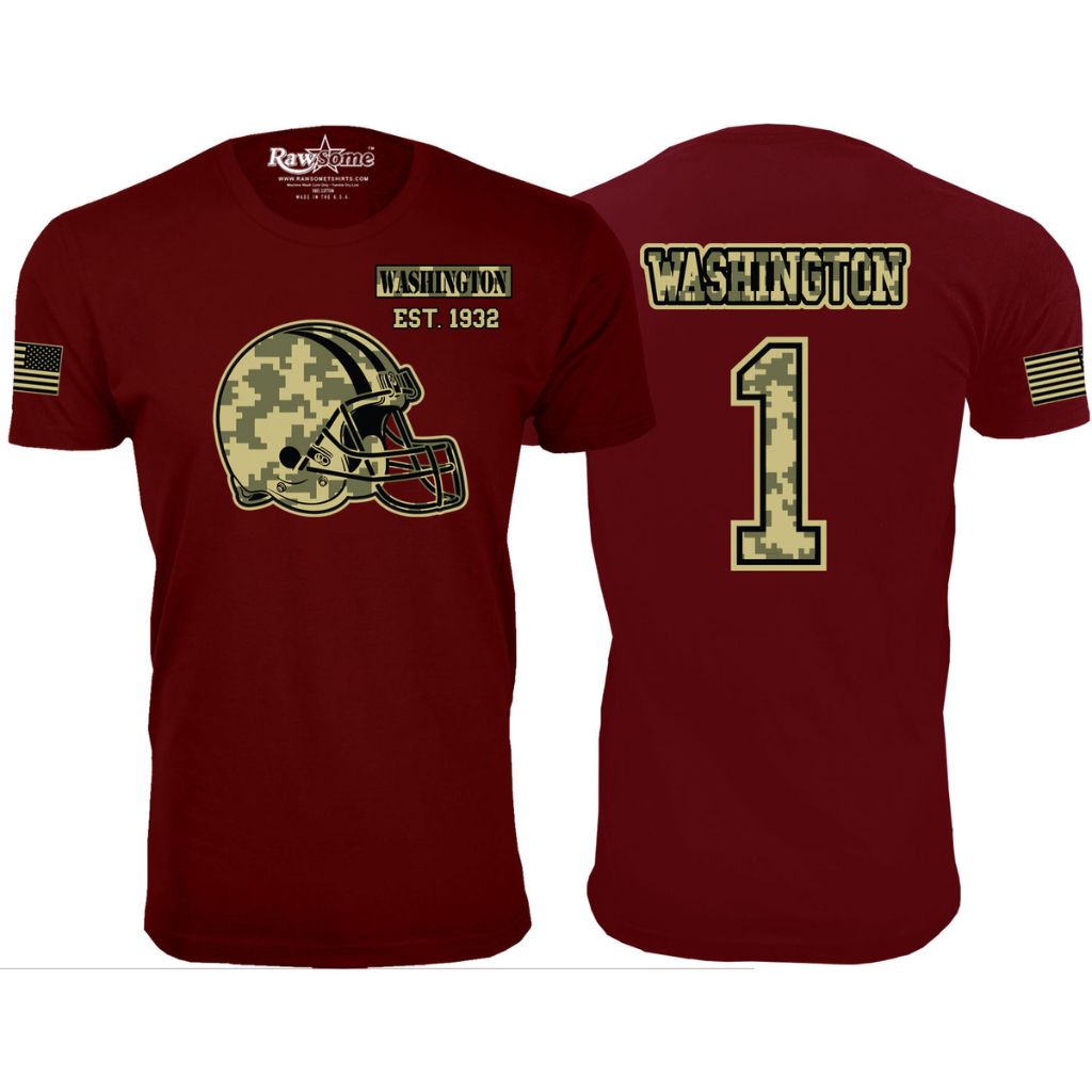 Men's Ultimate Camo Football Team Color T-Shirt - Small - Washington