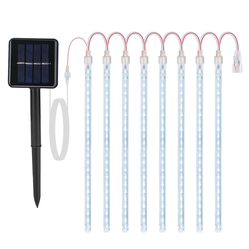 Solar Meteor Shower String Lights - Solar Meteor Shower String Lights Cold